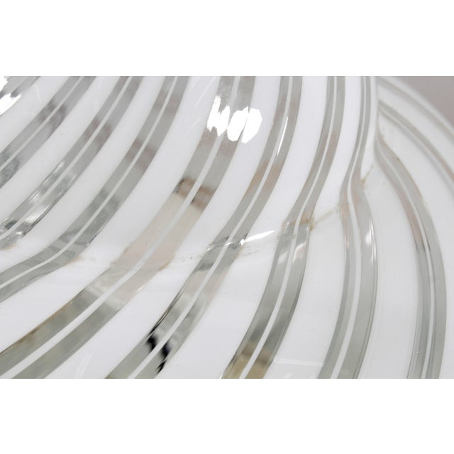 Mid-Century Murano Glass and Metal Table Lamps by F. Fabbian, Italy, 1970s, Set of 2 For Sale - Image 3 of 16