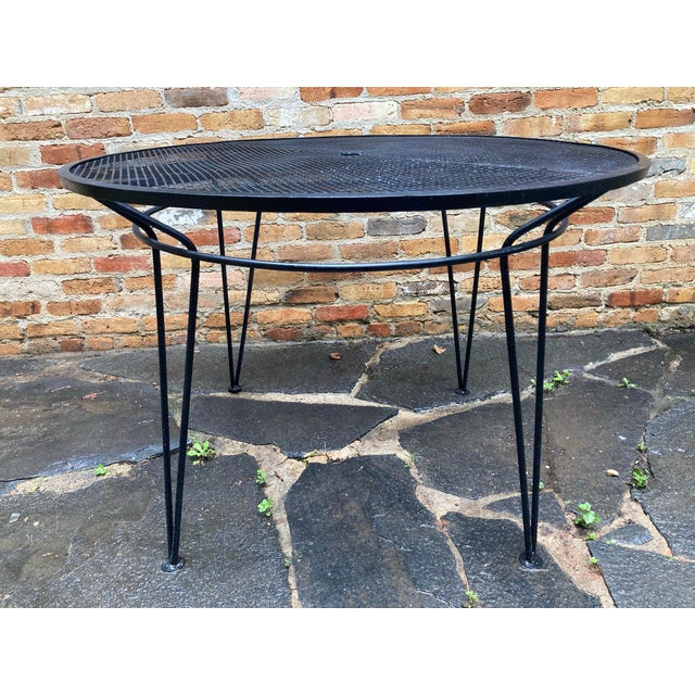 Mid 20th Century Tempestini for Salterini Mid Century Modern Patio Set, 5 Pieces For Sale - Image 5 of 8