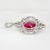 5.4cts Madagascar Ruby Pendant With Natural Diamonds Accents: Solid 14k Gold For Sale - Image 9 of 9