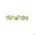 3.14 Carat Round Brilliant Cut Diamond Emerald Gold Bracelet For Sale - Image 9 of 9