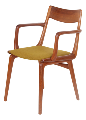Teak Boomerang Armchair by Alfred Christensen for Slagelse Møbelværk, 1950s