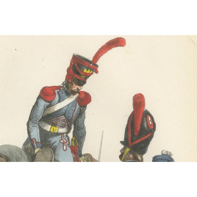 After Horace Vernet, Imperial Guard Foot Artillery and Train, 1843, Paper For Sale - Image 4 of 10