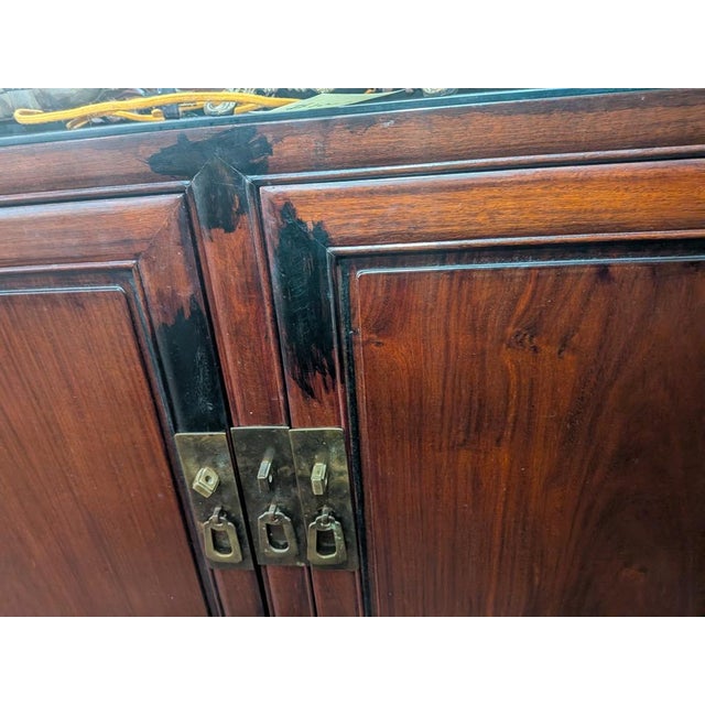 1940s Mid-Century Chinoiserie Oreiental Sideboard For Sale - Image 5 of 12