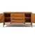 Broyhill Brasilia Mid Century Walnut and Brass Credenza For Sale In Chicago - Image 6 of 10