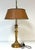 19th Century Louis XVI Style Ormolu Bouillotte Lamp, Ochre Tole Shade For Sale - Image 17 of 18
