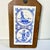 Wood Mid 20th Century Gustavian Boho Chic Delft Style Tile & Wood Trivet. For Sale - Image 7 of 11