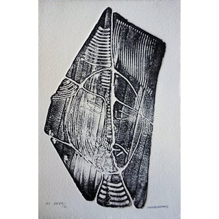 Michèle Correard, Visage joyeux, Etching For Sale