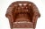 Wood Antique Swedish Leather Armchair, 1900s For Sale - Image 7 of 11