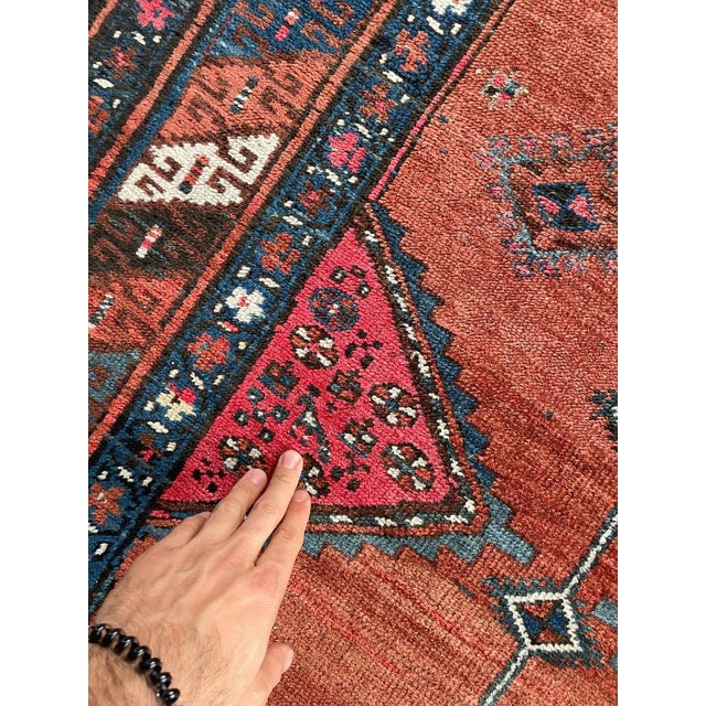 Antique Caucasian TUSCAN DREAM Long Runner Rug 3.7 x 14.9 For Sale - Image 9 of 15