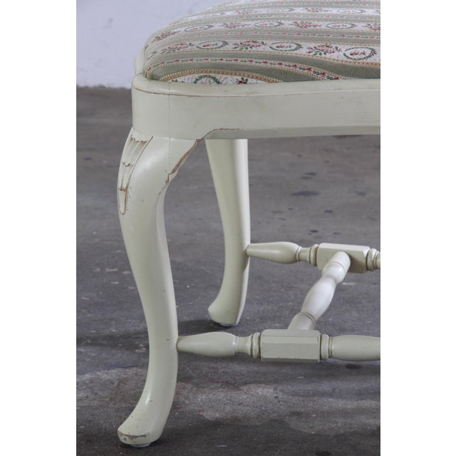 Wood Vintage Louis XV Swedish Rococo Conservatory Chairs, 1900s, Set of 4 For Sale - Image 7 of 18