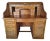 Impressive restored 1890s English roll-top desk in excellent condition for its age. This beautiful antique features a...