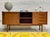 Wood Mid Century Modern Styled Handmade Teak Credenza | Danish Media Stand Sideboard For Sale - Image 7 of 12