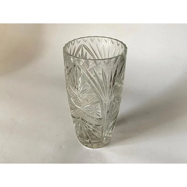 Art Deco White Champagne Cooler in Glass, France, 1940s For Sale - Image 4 of 9