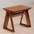 Wood Vintage Danish Nesting Tables in Teak by Johannes Andersen for CFC Silkeborg, 1960s, Set of 3 For Sale - Image 7 of 17
