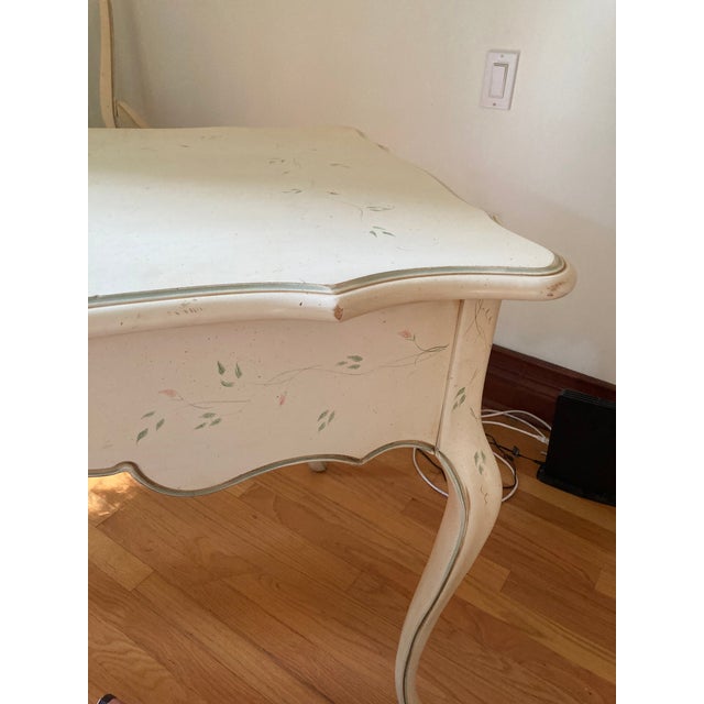 French Country Birchwood Large Desk For Sale - Image 17 of 17
