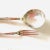 Victorian Vintage Silverplate Mismatched Pattern Sugar Spoon & Lemon Fork For Sale - Image 3 of 5