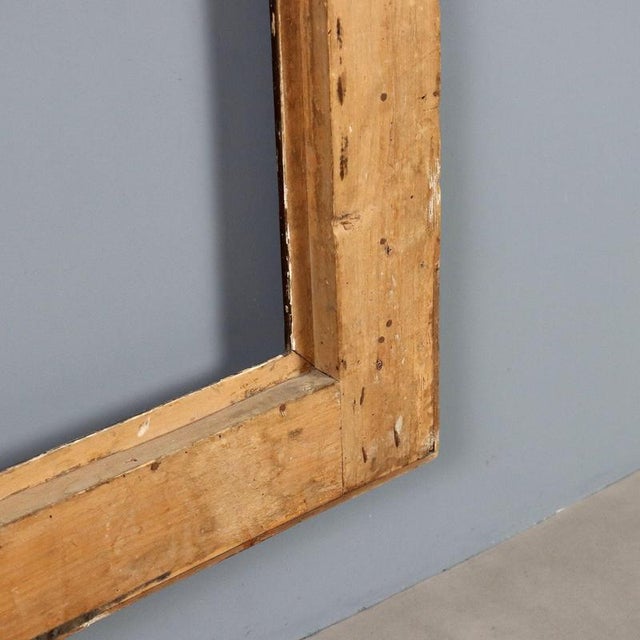 Painted Gilded Poplar Wood Frame For Sale - Image 9 of 10