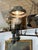 Dark Bronze Color Tole Multi Arm Rustic Chandelier For Sale In Philadelphia - Image 6 of 8