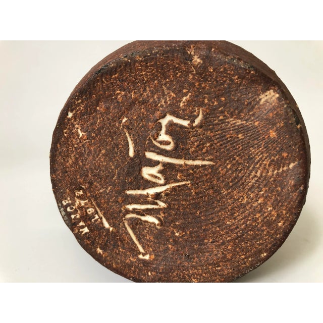 Ceramic Vintage 1970s Studio Pottery Pitcher For Sale - Image 7 of 10