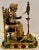 Late 19th Century Victorian Gem Set Gold Washed Figurine For Sale - Image 4 of 12