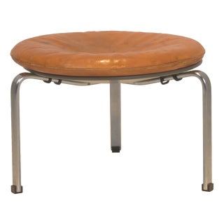 PK33 Stool by Poul Kjærholm for Fritz Hansen, Denmark, 1985 For Sale