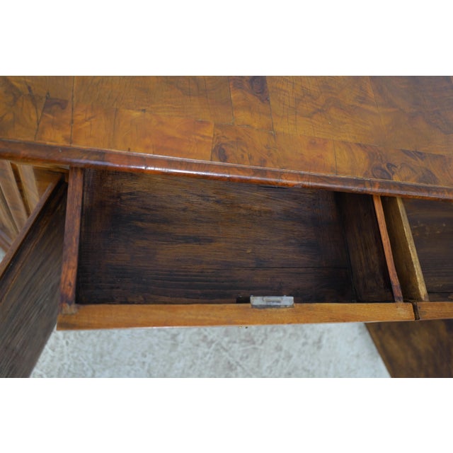 Antique Italian 18th Century Burl Wood 2 Door 2 Drawer Credenza Cabinet For Sale In Philadelphia - Image 6 of 18