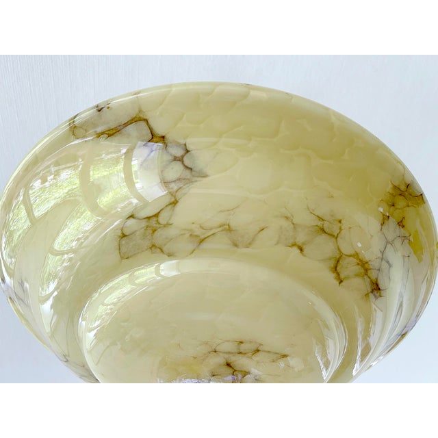 Art Deco Amber Glass Pendant Light, 1930s For Sale - Image 18 of 18