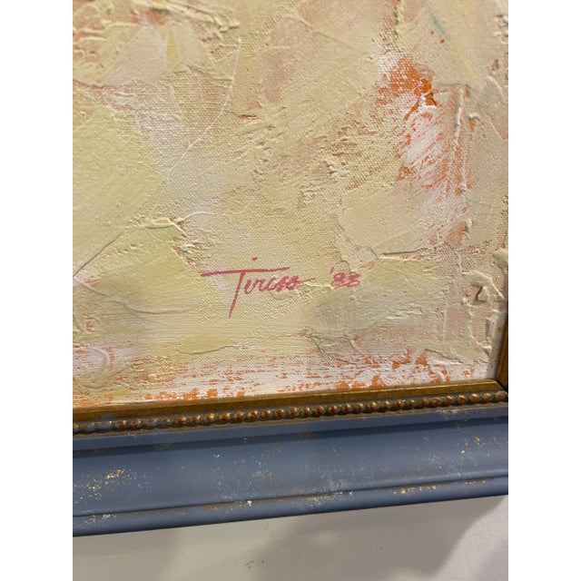 Paint Large Original Mid Century Painting by Tircso For Sale - Image 7 of 12