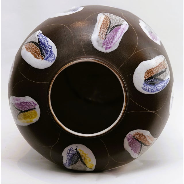 Kongo Floor Vase by Bodo Mans for Bay Keramik, West Germany, 1950s For Sale - Image 4 of 10