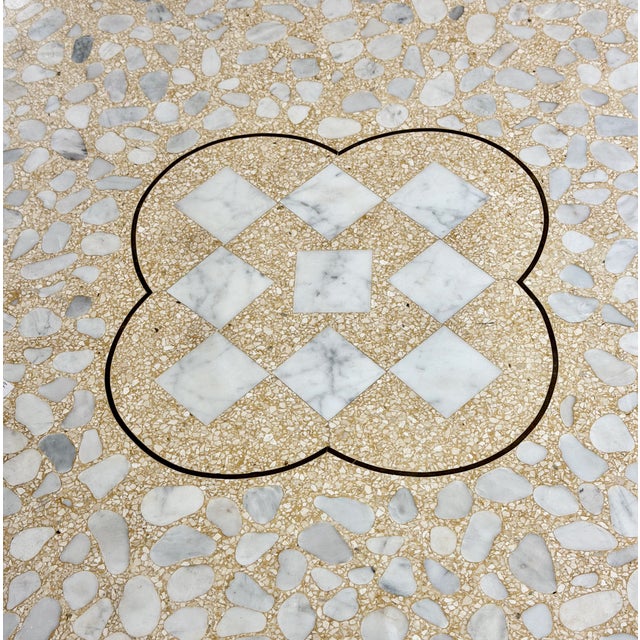 1970s Vintage Attributed to Harvey Probber Terrazzo and Marble Mosaic Coffee Table Mid Century For Sale - Image 5 of 8