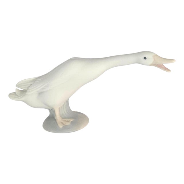 Lladro #4551 Little Duck Quacking Matte Porcelain Figurine by Fulgencio Garcia For Sale