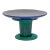Sunburst Mushroom Table in Green and Blue, Louis Durot, 1990's For Sale