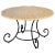 Round Diamante Marble Mosaic Table from Egram For Sale - Image 3 of 3