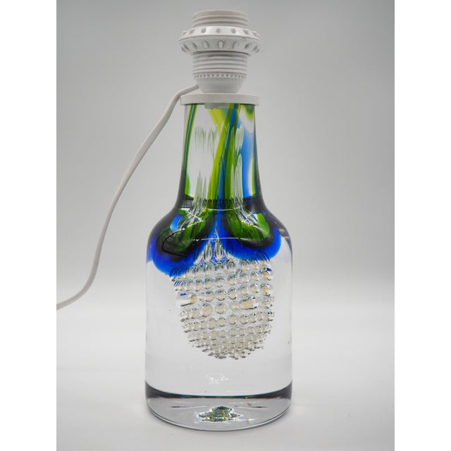 Vintage Rustic Handblown Glass Lamp by Göran Wärff for Kosta Boda, 1970s For Sale - Image 6 of 17