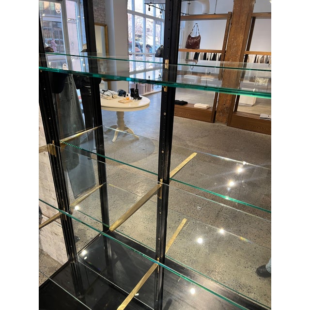 Black Display Cabinet / Curio Case For Sale - Image 8 of 10