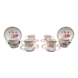Pekin Cups from Limoges Bernardaud, 1980s, Set of 12 For Sale
