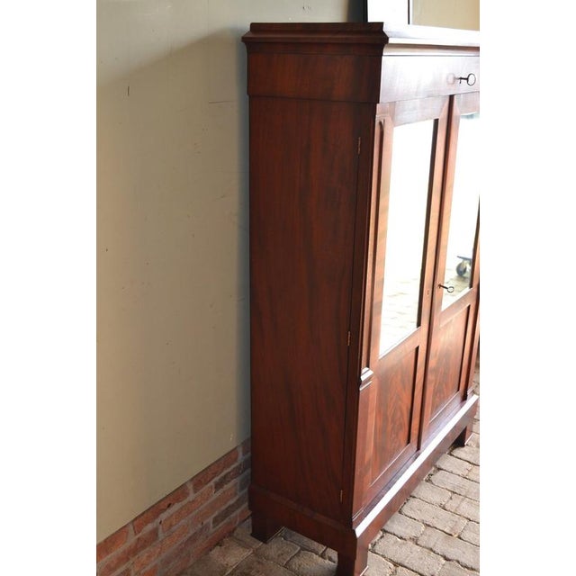 Brown Antique Mahogany Wooden Maids Cabinet For Sale - Image 8 of 11