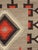 Early 20th Century Authentic Navajo Rug c.1930 Handwoven Wool Red & Tan Diamond Pattern 4'9" x 7'2" For Sale - Image 12 of 15
