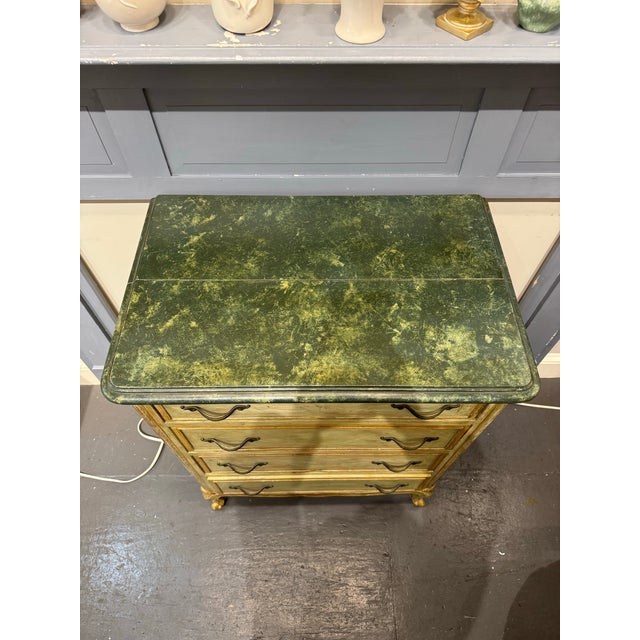 1940s Mid Century French Provincial Fall Front Desk Chest For Sale In Boston - Image 6 of 8