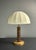 Mid-Century Modern French Brutalist Turned Wood Mushroom Table Lamp in the style of Charles Dudouyt, 1950s For Sale - Image 6 of 17