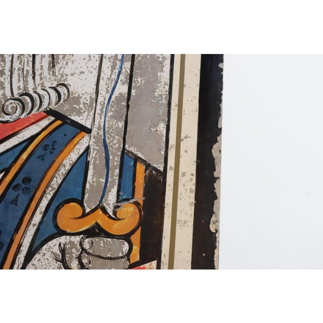 Early 20th Century Double-Sided "Kings Head" Hand Painted Metal English Pub Sign For Sale - Image 9 of 18