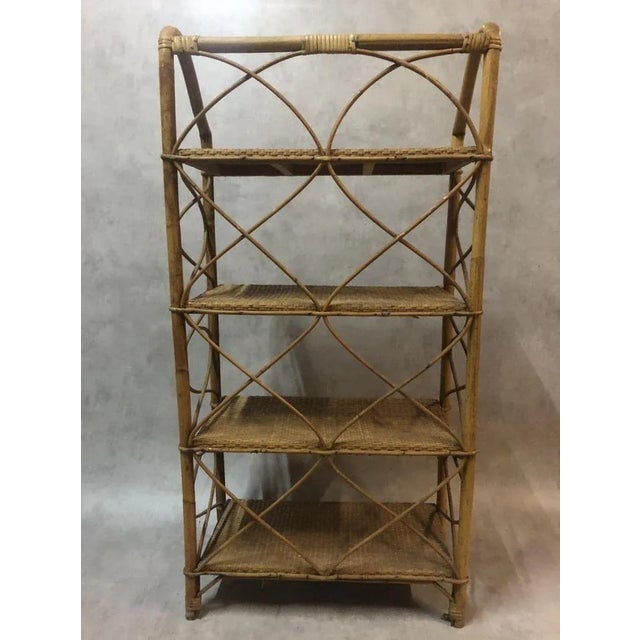 Wicker Shelf, 1960s For Sale - Image 4 of 9