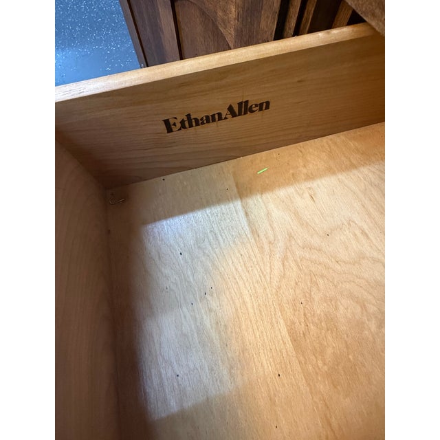 1980s Ethan Allen Classic Manor Sideboard For Sale - Image 9 of 12