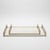 Metal Rectangular Tray in Natural Cream Shagreen With Bronze Patina Brass by R&y Augousti For Sale - Image 7 of 11