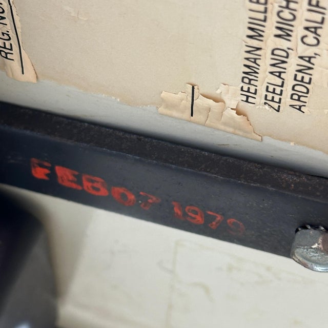 1970s Ea178 Loose Cushion Arm Chair by Charles and Ray Eames for Herman Miller For Sale - Image 9 of 9