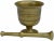 American Antique Engraved Mortar & Pestle For Sale - Image 3 of 5
