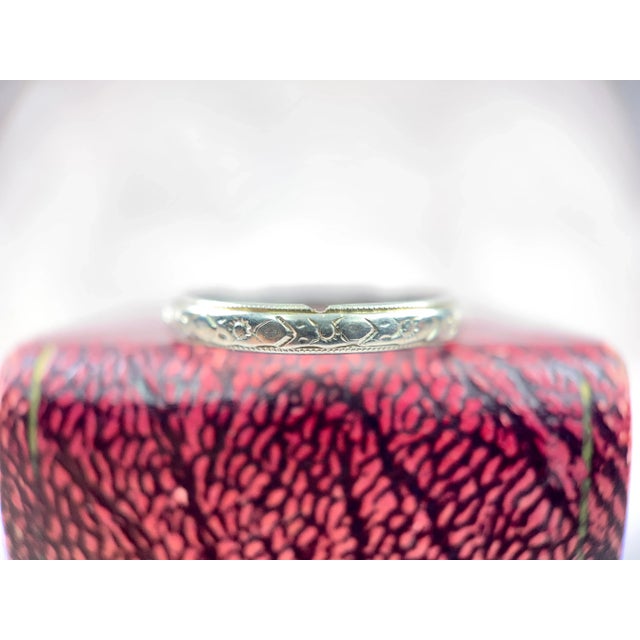 Silver Art Deco Jr Wood & Son’s Wedding Ring, g.e. To e.k. 6-15-24, Size 8.75 For Sale - Image 8 of 10