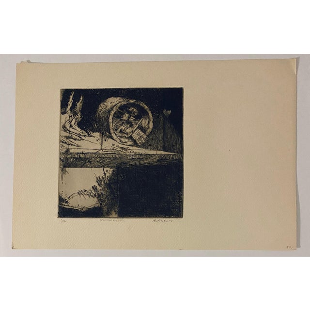 Robert A. BirmelinSpeedometer, American Modernist Abstract Etching For Sale In Miami - Image 6 of 6
