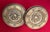 Large Antique 19th Century American Federal Empire Spun Brass Classical Drapery Tie Backs - A Pair For Sale - Image 4 of 16