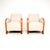 A stylish and very well made pair of Swedish Art Deco armchairs in satin birch. They were recently imported from Sweden,...